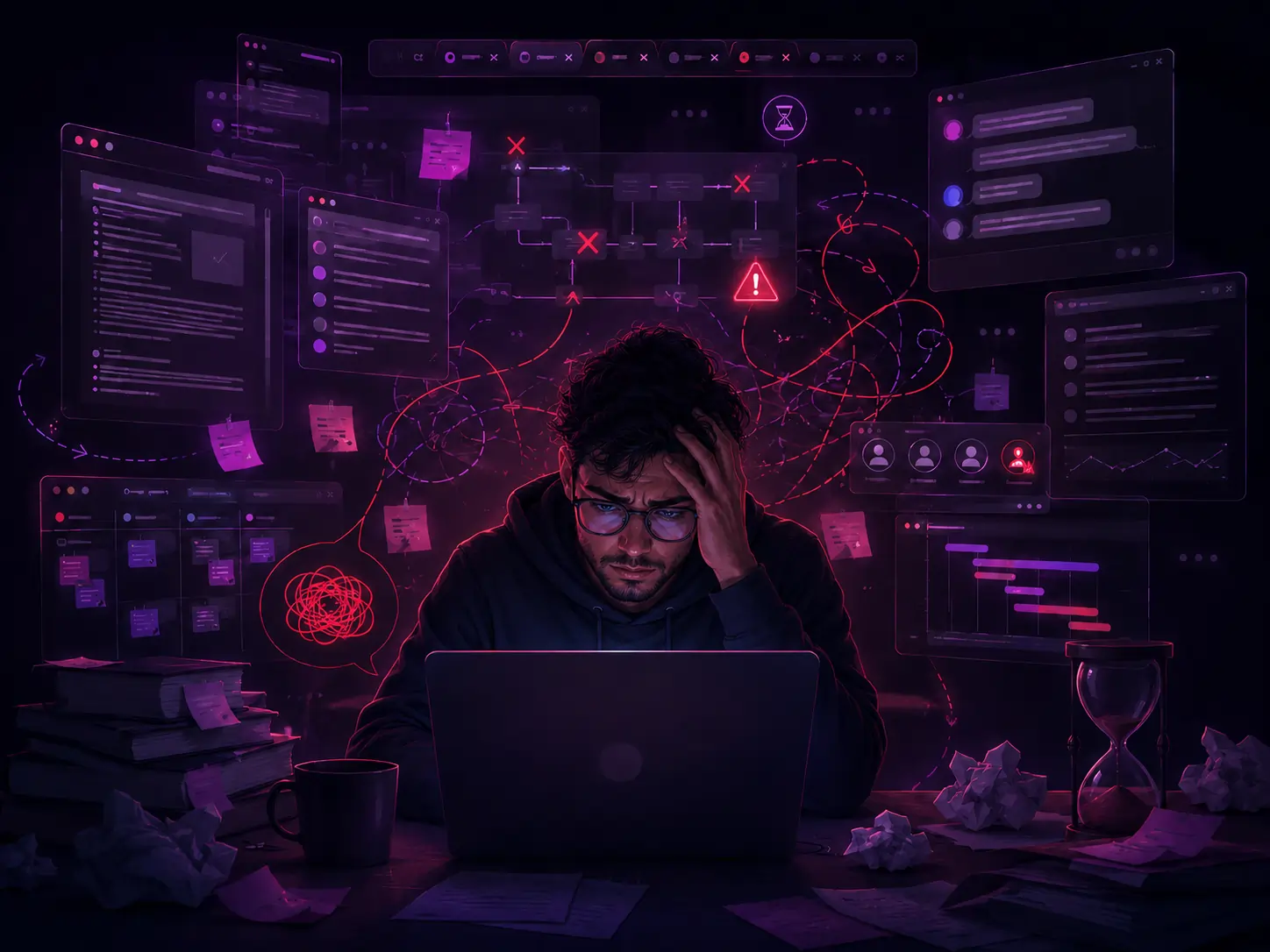 Black-box vibe coding chaos